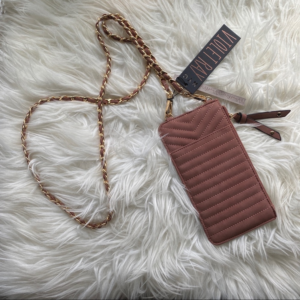 VIOLET RAY NYC Crossbody Wallet Purse